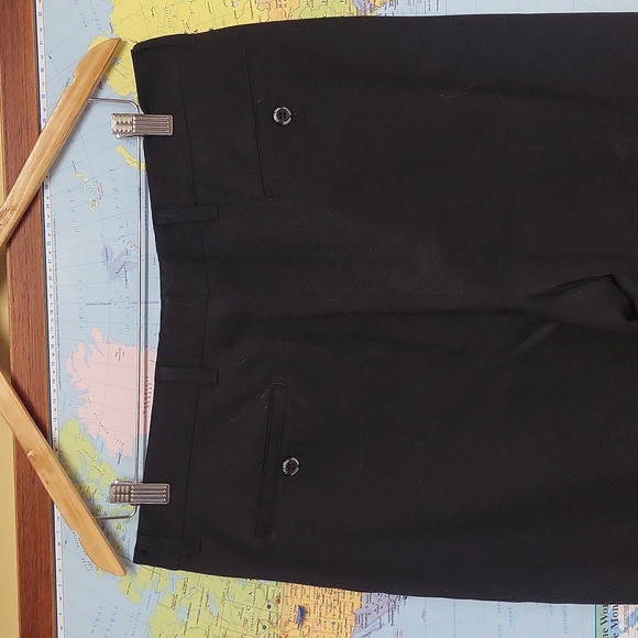 CITADIN MICRO ULTRA LOW RISE SLANT POCKET DRESS BLACK PANT - Picture 9 of 15